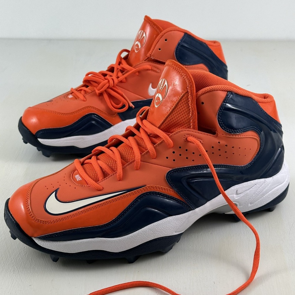 New Nike Zoom Merciless Football Cleats Men 14 Blue Orange‎  Shoes 534773-810